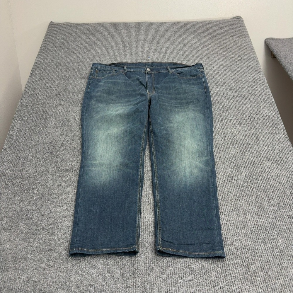 Levis 541 Athletic Taper Jeans Mens 46x29 Blue Cotton Stretch Denim Casual Style